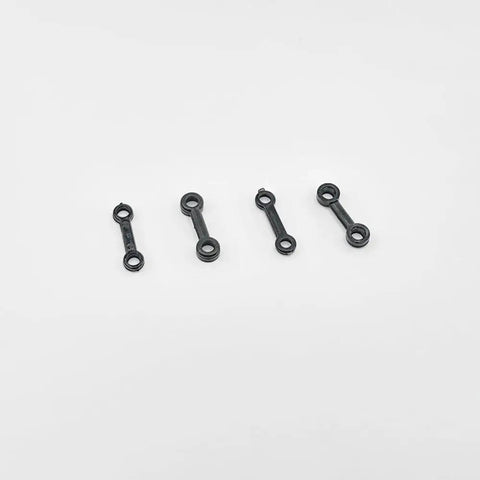 4Pcs RC Airplane Connect Buckle Set For RC Planes And Helicopters DIY Model Aircraft Propeller Fix Clips 20mm Length Fits 3mm And ThreePointFiveMm Holes Tough Durable Black Plastic