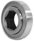 Straight Shooting Heavy Duty Self Aligning Bearing 11/16 Hex Bore Flanged OD with Trash Seal, smooth metallic finish.