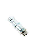 Heavy Duty Heim Or Uniball Ball Joint Stud Pin With Three Quarter Inch Bore Drop Dead Tough Replacement For Polaris RZR Xp 1000 Turbo and Four S Quick Swap Parts Built To Handle Gnarly Trails and Mud Soaked Ditches Daily in silver chromoly, showcasing its durability.