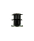 Double Star Threaded Caster Insert In Heat Treated Steel For 1 Inch Round Tube 16 18 Gauge With 3/8-16 Thread Pack Of 4 Deep Set Secure