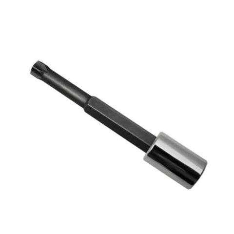 CTA Tools 3759 flywheel mount bolt wrench for BMW; black steel shaft with chrome socket, side view