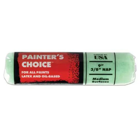 Yankee Made 9 Inch Paint Rollers With 3/4 Inch Nap Mint Green Fabric For Flat And Eggshell Paints Bulk Pack Of 100.