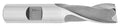 End mill, 7.0 mm, 2-flute HSS, single-end, SSH-marked shank