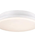 Kute LED Light Kit for Ceiling Fans, 16W, 1350 Lumens, Matte White finish for indoor and outdoor use, easy install