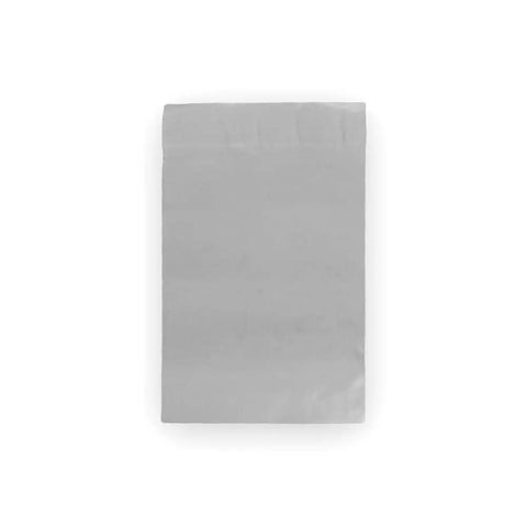 Set of Five 19 Inch by 24 Inch White Poly Mailers Size 8 Self Sealing Puncture Resistant Shipping Envelopes Bulk Pack front view
