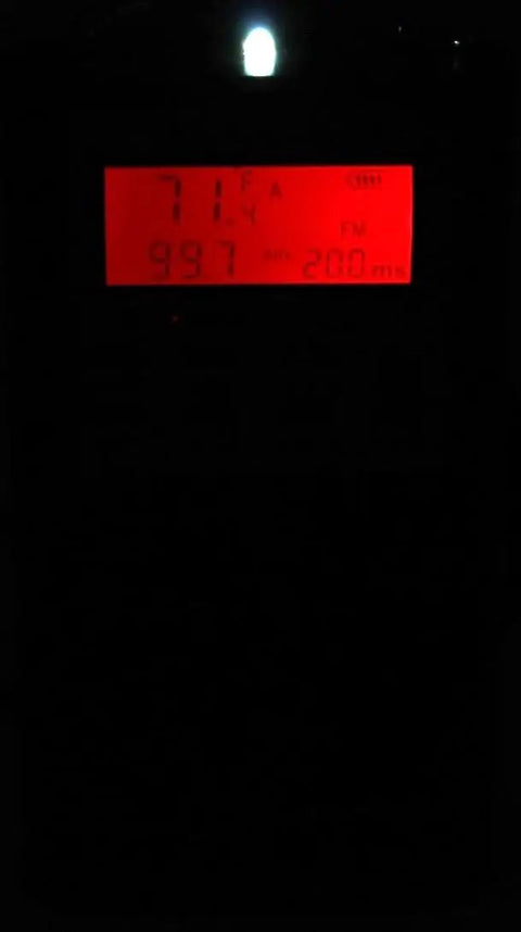 SB7 Rev 7 Ghost Hunting Kit With Flashlight And Screwdriver Brand New 2024 Version displaying red screen in dark