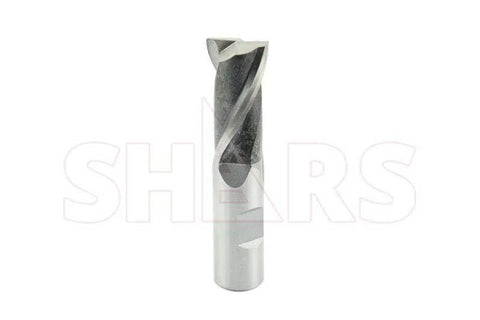 End mill, Shars HSS, 2-flute center-cut, single-end, 1-1/2 in flute length