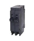 Q2020NC Two Single Pole 120 Volt Non Current Limiting Circuit Breaker 20 Amp Black For QT Style Plug In Panels Space Saving Design And Easy Install In Residential Load Centers. black duplex plug-in circuit breaker