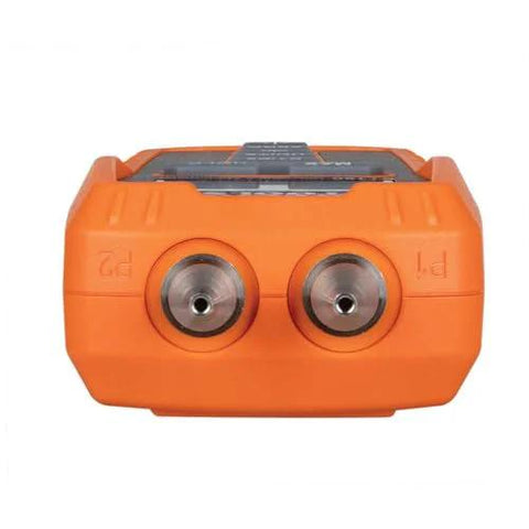 Klein Tools ET180 digital manometer, orange handheld dual-port air and gas pressure tester