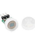Mini PIR Motion Sensor Module HC SR312 AM312 For Arduino, shown with compact design and lens cover, ideal for automation projects.