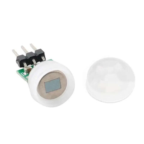 Mini PIR Motion Sensor Module HC SR312 AM312 For Arduino, shown with compact design and lens cover, ideal for automation projects.