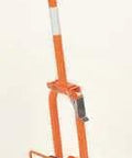 Heavy Duty Spoked Measuring Wheel Built Tough For Real World Projects Tracks Dead Accurate Distances Up To 999 Feet sleek design in orange color.