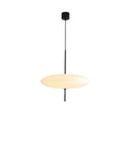 Modern Pendant Light LED Minimalist Black and White Pendant Light Restaurant Study Living Room Bedroom Home Light,Luxury(Tricolor Light,White 30cm) hanging oval design with black cord