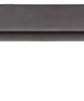 Front view of Sutton Satin Bronze Cabinet Pull 160 Millimeter Center To Center Soft Contoured Square Bar Handle