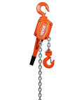 3 Ton Lever Chain Hoist 10 Ft Lift G80 Galvanized Carbon Steel Weston Double Pawl Brake with orange hook and chain