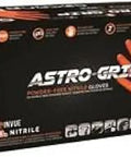 Powder Free Nitrile Gloves Orange 7 Mil Extra Large Disposable Ambidextrous 100 Gloves Per Box Two Boxes Per Case packaging