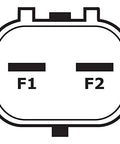 Plug connector diagram for Alternator Replacement For Dodge Dakota 2.5L 1999 2000 And Jeep Cherokee TJ Wrangler 2.5L 4.0L 1999 2000