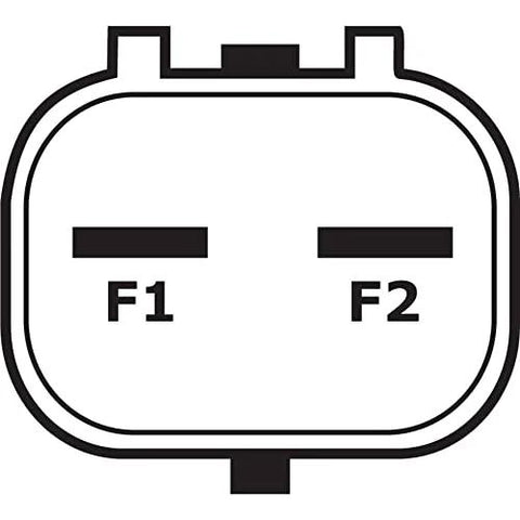 Plug connector diagram for Alternator Replacement For Dodge Dakota 2.5L 1999 2000 And Jeep Cherokee TJ Wrangler 2.5L 4.0L 1999 2000