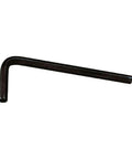 L-shaped hex key tool used for tightening bolts and screws.