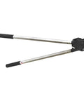 Heavy Duty Double Notch Steel Strapping Side Action Sealer for Three Quarter to One and One Quarter Inch Bands Up Cut Long Handles