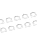10 Piece Foot Peg Mount Kit for Touring Sportster Softail and FL Models, Replacement Pins, Floorboards, Footrest Pads, and Spring Washers, Easy Bolt On Upgrade for Your Bike. 10 white spring washers
