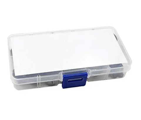 Industrial Starlock Push On Washers Assortment Kit 285 Pieces With External Push Rings and Speed Clips in clear box