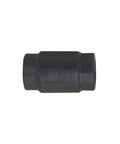 ANKA Series full-flow plunger check valve, 3/4 in NPT x 3/4 in NPT, glass fiber reinforced nylon, black