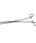 Stainless Steel Hemostat Forceps With Fully Serrated Straight Jaws, Multipurpose Locking Clamps, 10 Inch, Beefy Grip, Heavy Duty, Rust Resistant, Pro Grade Medical Tweezers For Surgical, Lab, And Clinic Use; stainless steel hemostat