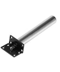 Concealed Tubular Chain Spring Door Closer With Inner Mount Automatic Soft Close Latch Stopper Shielded Hardware For Fire Doors No Fuss Install Durable Door Closer System, metal tube with mounting plate