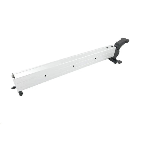 Rip Fence Assembly Replacement for Table Saw Durable Direct Fit Part easy installation metal structure side view.