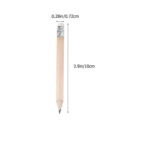 60 Pack Short Golf Pencils Hb Graphite Non Sharpening Mini Writing Pencils With White Eraser Tips For Preschoolers Classroom Use.
