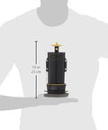 Badass Canister Valve Assembly Service Kit For Fast Bathroom Fixes, 10-inch height, black plastic for reliable flush performance.