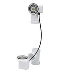 Built Tough Bathtub Drain Set Featuring Slick Turn Handle Actuation Standard D52 Connector 150 Cm Overflow Length no hassle install view.