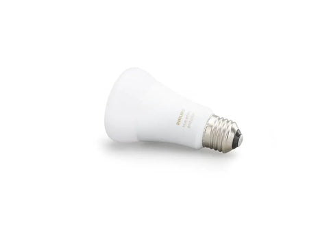 Side view of White And Color Ambiance A19 60W Equivalent Dimmable LED Smart Bulb With 16 Million Colors Dope Lighting Vibes Voice Control