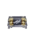 1/0 Gauge Waterproof ANL Fuse Holder With Set Screw In White Leak Proof Plastic Case Beefy Built Car Audio Power Wire Accessory