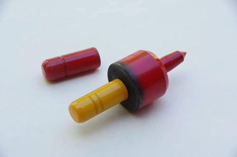 Peening Jig For Blade Work Hardening, Angle Guide For Sharpening Tools, Durable Austrian Made Tool With Red And Yellow Sleeves
