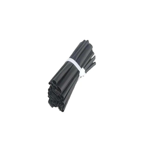600 Pack Non Insulated Ring Terminals Kit AWG 10 To 22 For Car Truck Marine Projects Heavy Duty Bulk Electrical Wire Connectors, black heat shrink tubing bundle