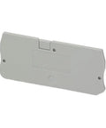 Ten Pack D ST Two Point Five Boss Grade Quattro Endplates Industrial Grade Replacement Parts Sealed In Its Box With One Year Warranty Ideal For Industrial Automation And Panel Builders Seeking Reliable Easy Fit, showing side view.