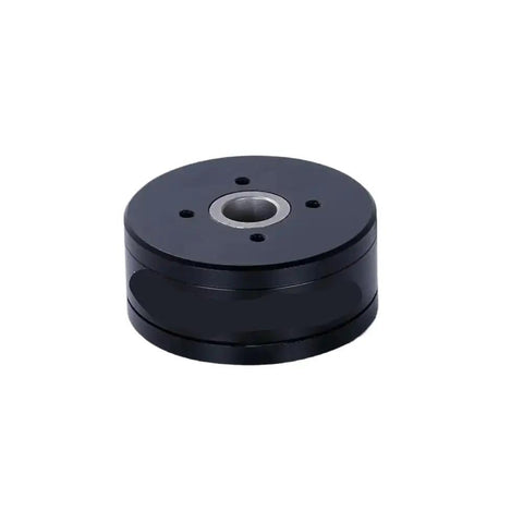 GM3506 130T Hollow Shaft Brushless Drone Motor With AS5048A Encoder KV1100 shown from the side, black cylindrical design.