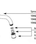 Diagram of Chrome Spout Kit With Victorian Detailing For All American Traditional Kitchen Vibe Mirror Like Shine Weymouth Inspired Design