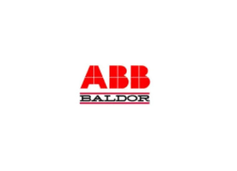 ABB Baldor logo for general purpose electric motor 1 HP 1,760 RPM 56C frame 208-230/460V GP model with sealed ball bearing