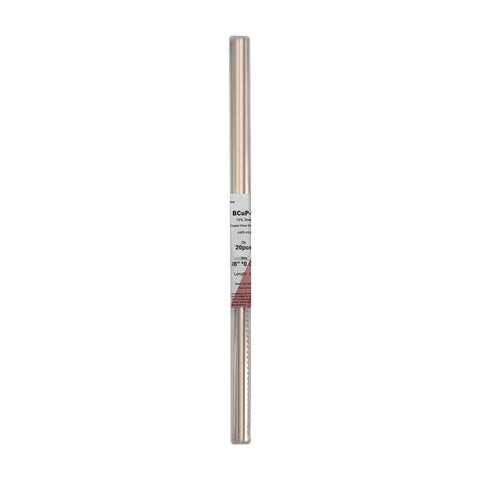 Alt Tag: Pack of 15 Percent Silver BCuP-5 Brazing Rods for HVAC 0.050 x 1/8 x 14 Inch, 20 Pack, flat bar silver alloy sticks for cooling systems