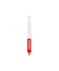 SRAM Butter Grease 20ml syringe, front view; red label, white barrel, orange nozzle
