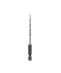 9/64 Inch Countersink Drill Bit With 1/4 Inch Hex Shank For Easy Predrilling Of Wood Screws, Flat Shank That Locks Tight For Set Screws