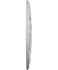 Side view of Bailee Ceiling Medallion 31 And 1 Quarter Inch By 2 And 1 Quarter Inch Ultra Pure White Lightweight Round Ceiling Decor