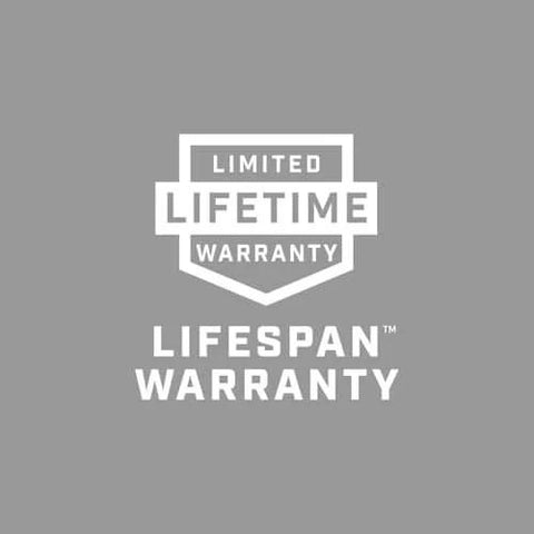 Limited lifetime warranty badge for heavy strap hinge 12 inch zinc plated with offset holes for heavy duty strength