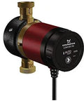 No Sweat Home Hot Water Recirculation Pump Featuring Auto Adapt Smart Control in black and red with plug and play wiring.