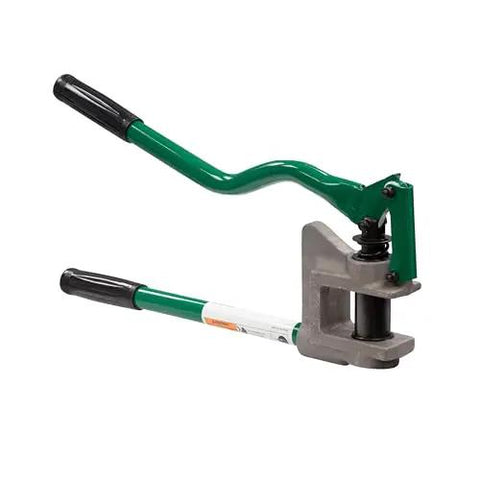 One Stroke Manual Metal Stud Punch Tool 1-11/32 Inch With Aluminum Head And Contoured Handle for quick clean holes in steel studs
