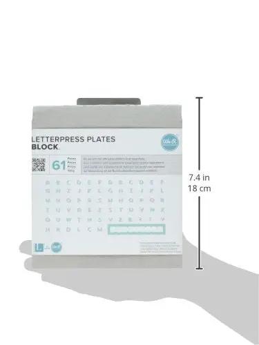 Pro Gear Letterpress Printing Plate Block Set Including Sixty Seven Pieces That Delivers Knockout Results For Your Weekend Scrapbooking And Garage Workshop Projects