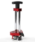 Sheet Metal Roller Pro Grade 1-Station Bender for Iron Aluminum Copper Stainless Steel with 0-100 Degree Bend Range, red color image.